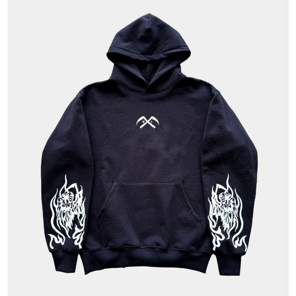 Warren Lotas Men's Charcoal Fast Reaper Hoodie Size L